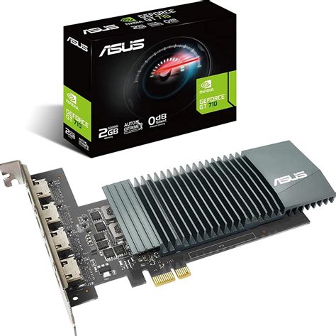 ASUS Graphics Card/NVIDIA/PCIe2.0/2GB GDDR5/4xHDMI/300w/ 14.8x10.5x1.8cm. - PCIe X1 Slot